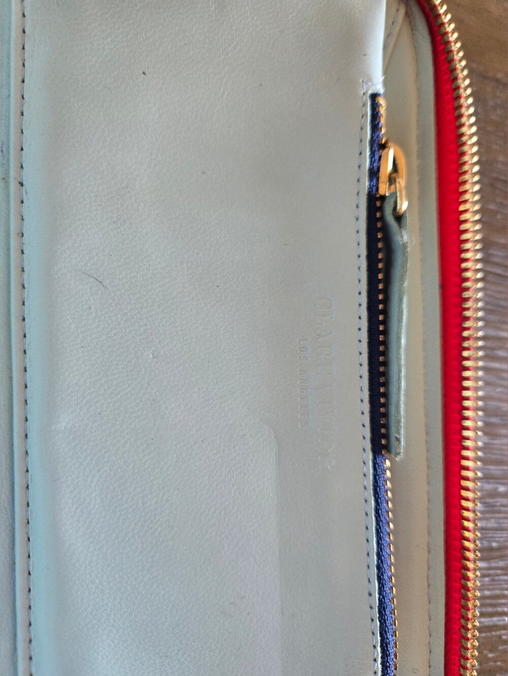 Clare V. half Zip Wallet Brown - Picture 8 of 12